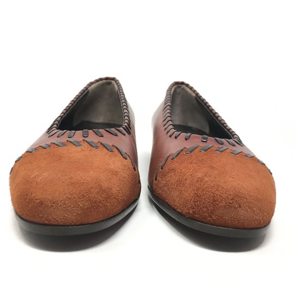 NEW VTG Prada Loafers Flats Size 35/5 US Brown - Picture 8 of 11